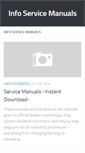 Mobile Screenshot of infoservicemanuals.com